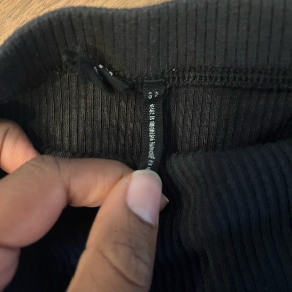 Urban Outfitters Black Ribbed Tube Top Bodysuit - Picture 2 of 3